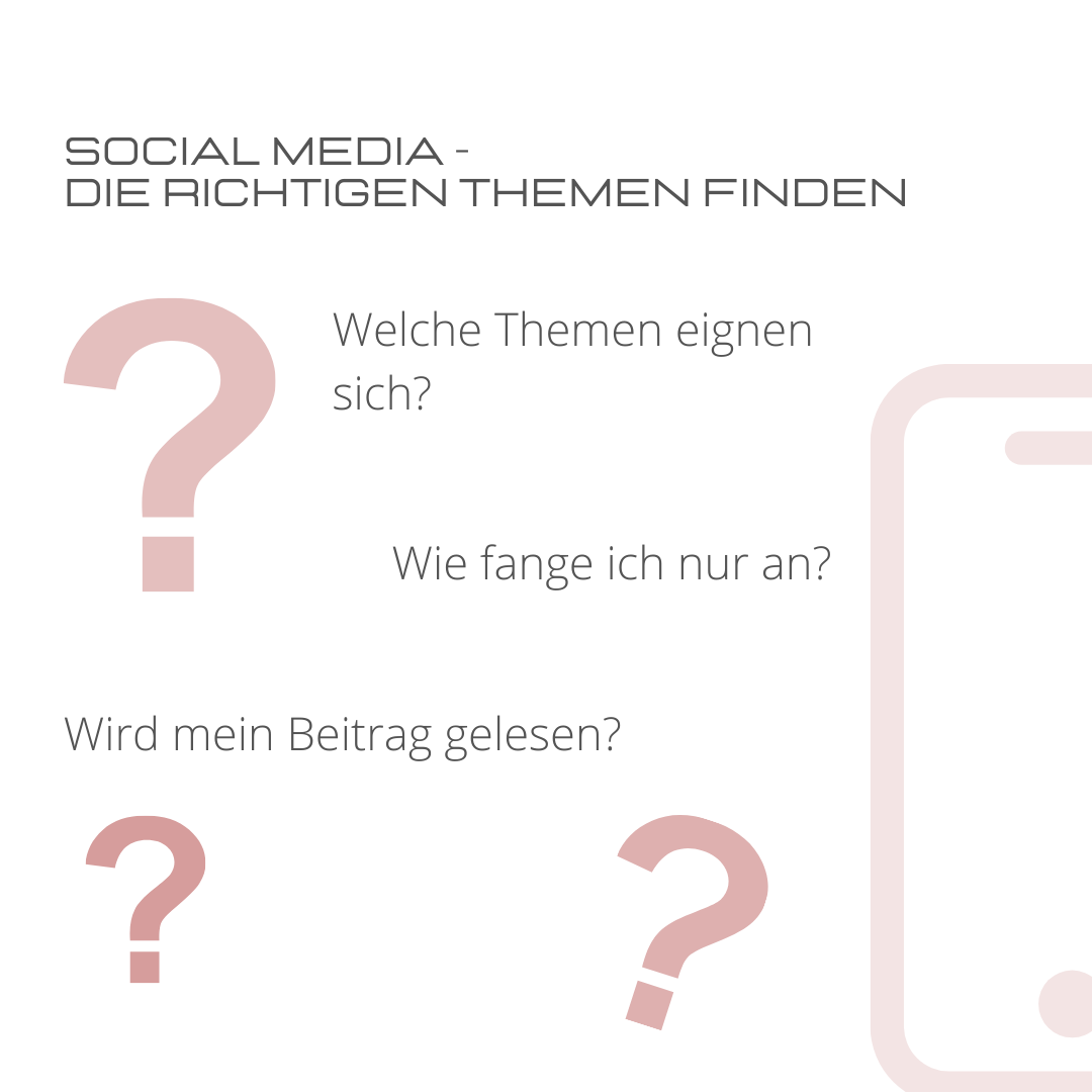 Social Media Themen finden
